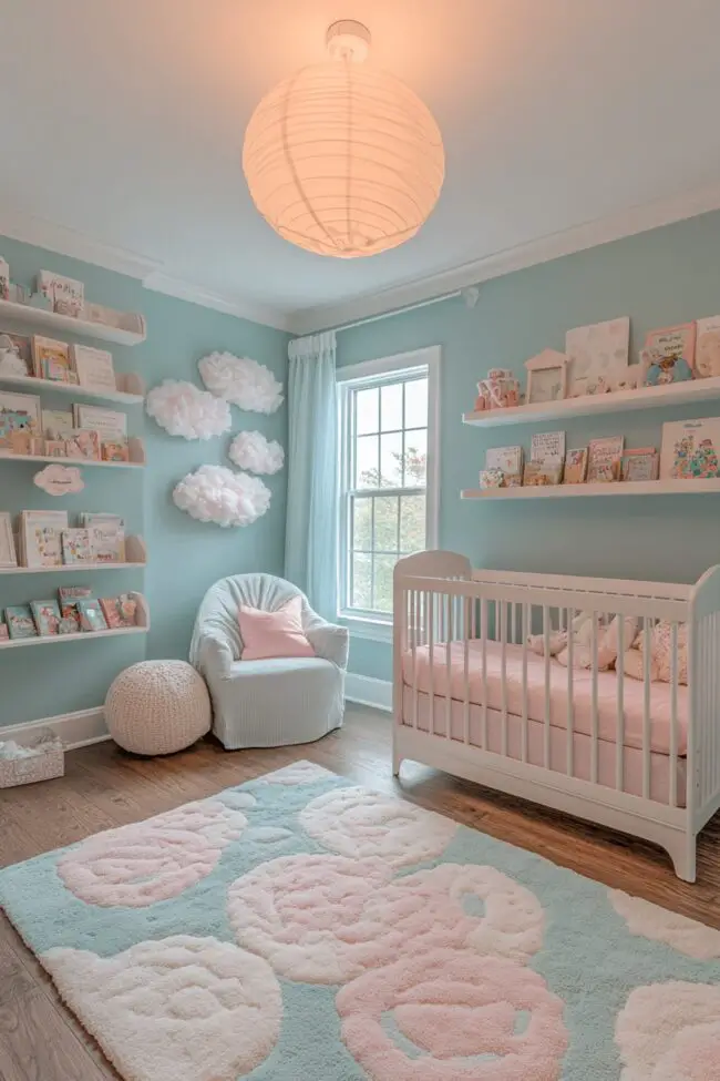 Serene Pastel Sleep Space