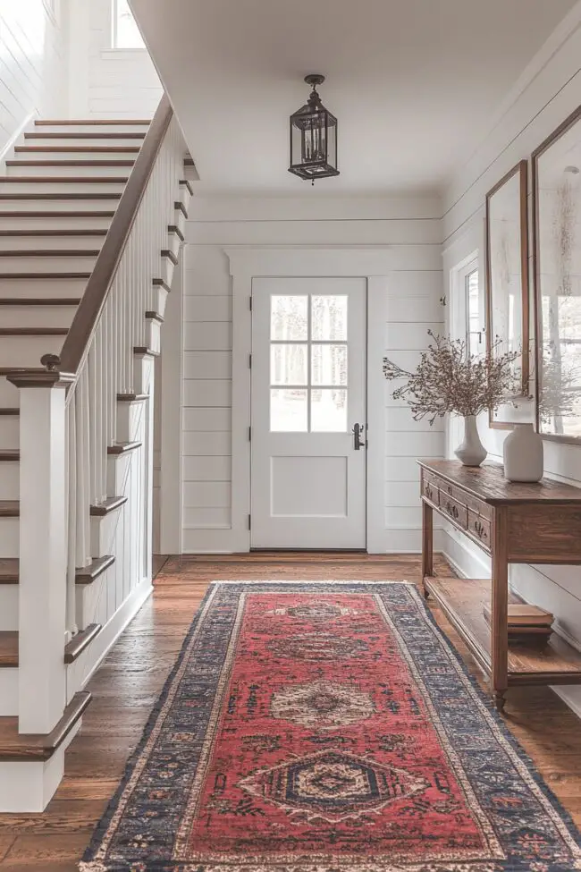 Gracious Farmhouse Foyer