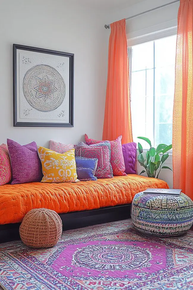 Bright and Inviting Daybed Space