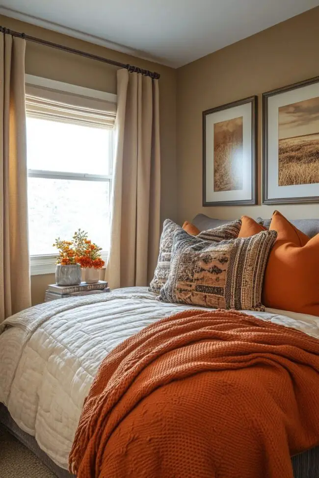 Warm Tones Tranquil Space