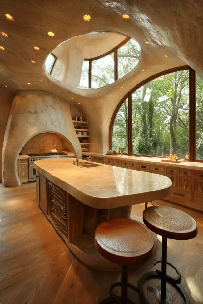 Organic Oven Room Design