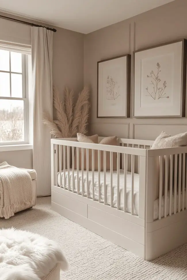 Bold Monochrome Baby Room