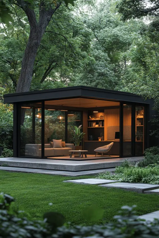 Sleek Garden Studio Retreat