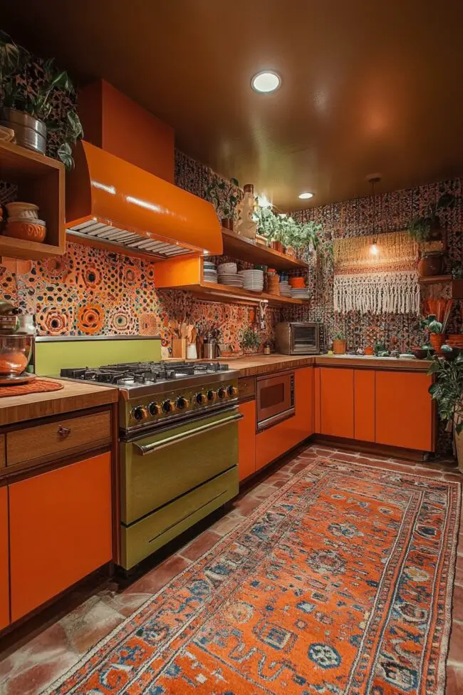 Groovy 70s Kitchen Nook