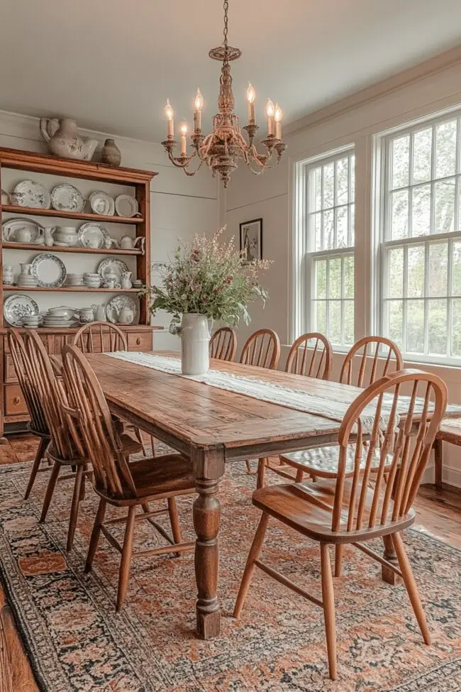 Warm and Inviting Dining Room