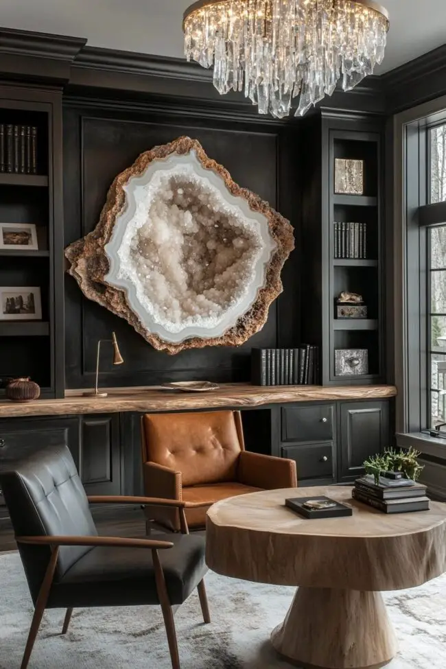 Chic Geode Decorative Elements