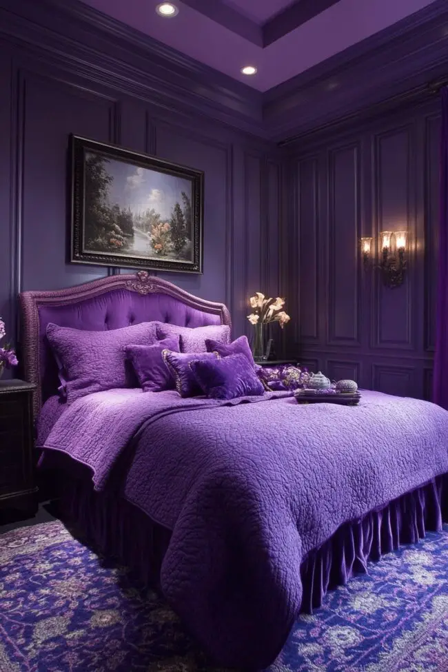 Vibrant Violet Retreat