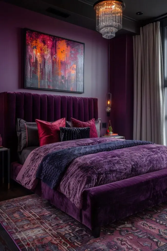 Luxurious Velvet Touches for Bedrooms