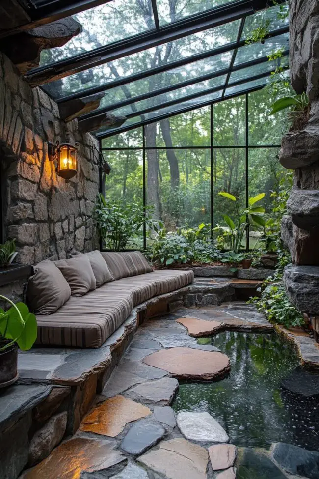 Tranquil Stone Garden Sanctuary