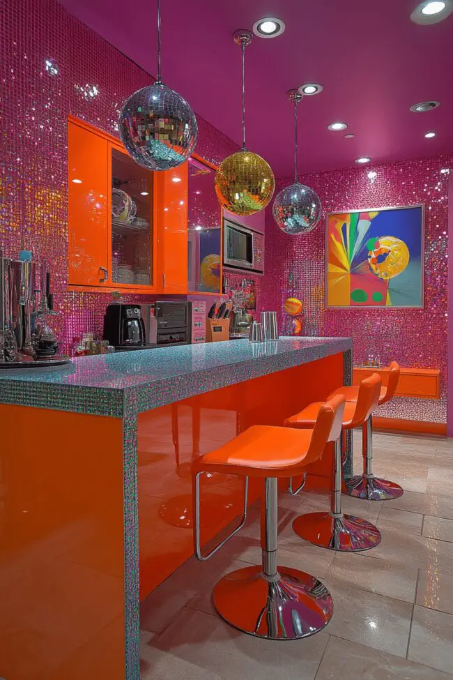 Disco Fever 70s Kitchenette