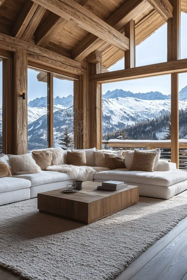 Contemporary Alpine Living Room