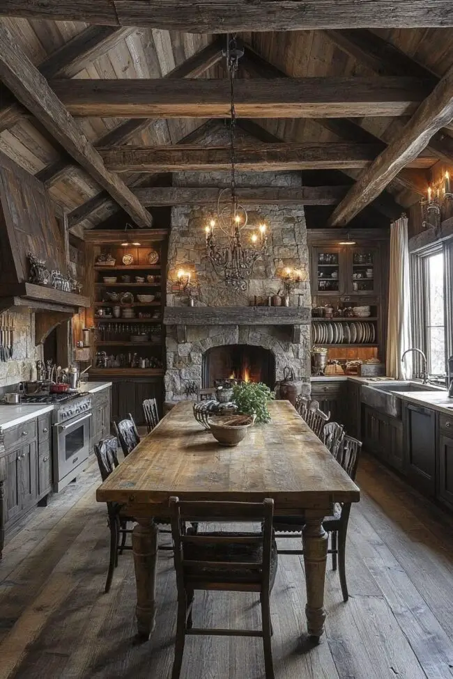 Dark Charm of Rustic Gothic Style