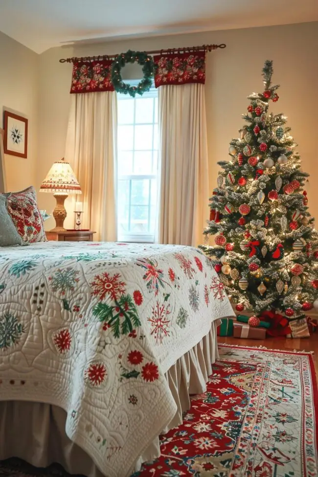 Festive Holiday-Inspired Guest Rooms