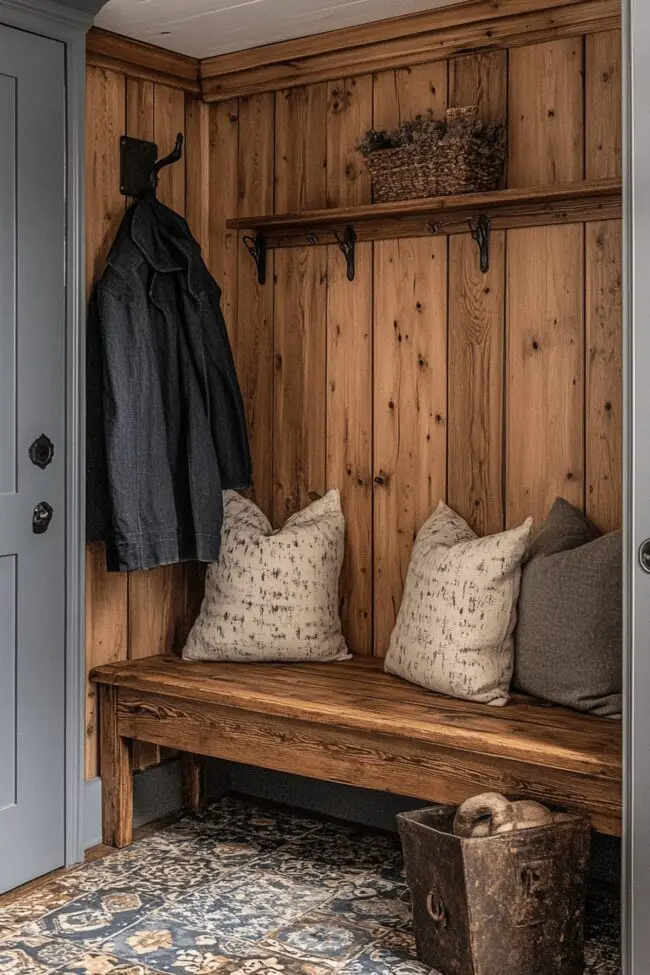 Historic Mudroom Storage Solutions