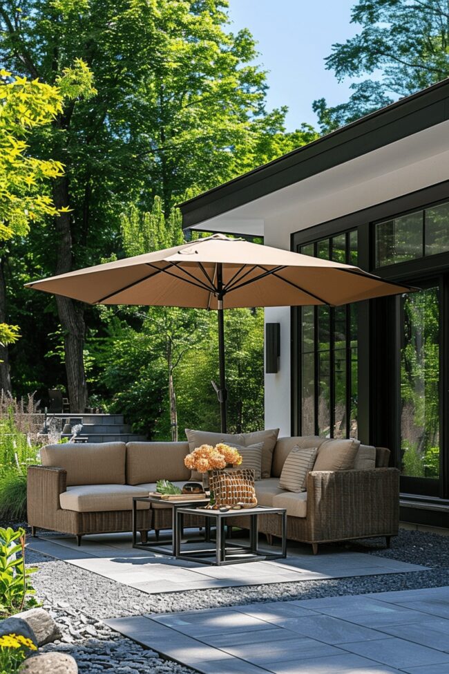 Compact Shade Solutions with Cantilever Umbrellas