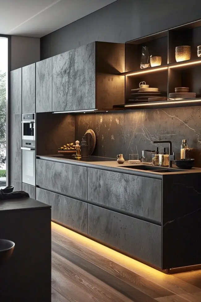 Sleek Handleless Kitchens