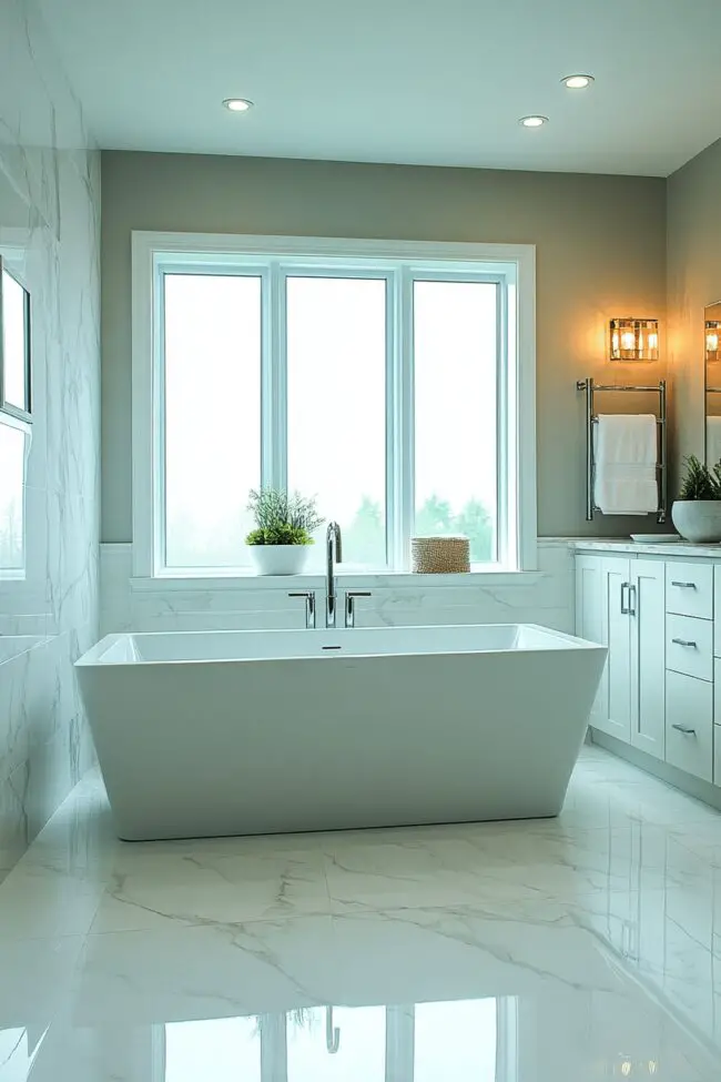 High-End Contemporary Bathroom Finish