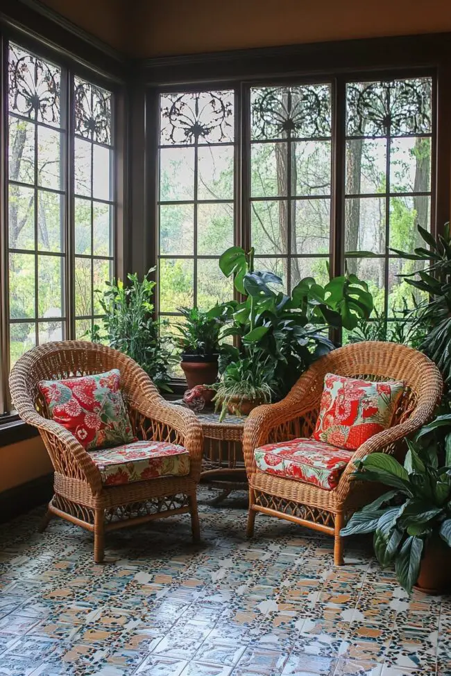 Diverse Charm in a Sunroom