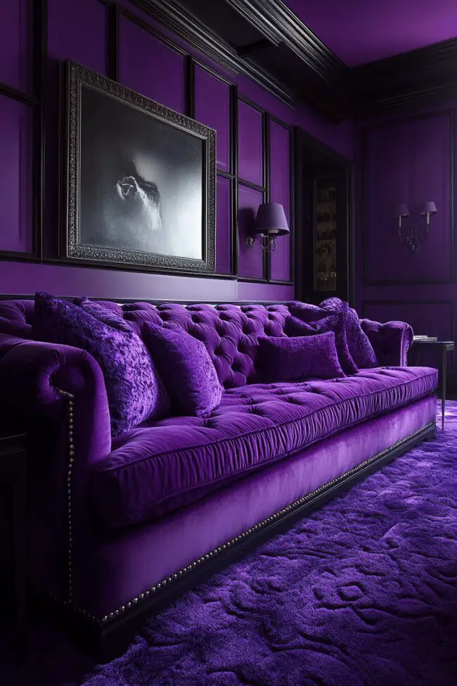 Rich Violet Velvet Sanctuary