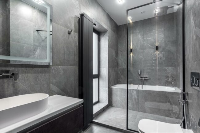 What Color Combinations Work Best With Grey In A Bathroom?