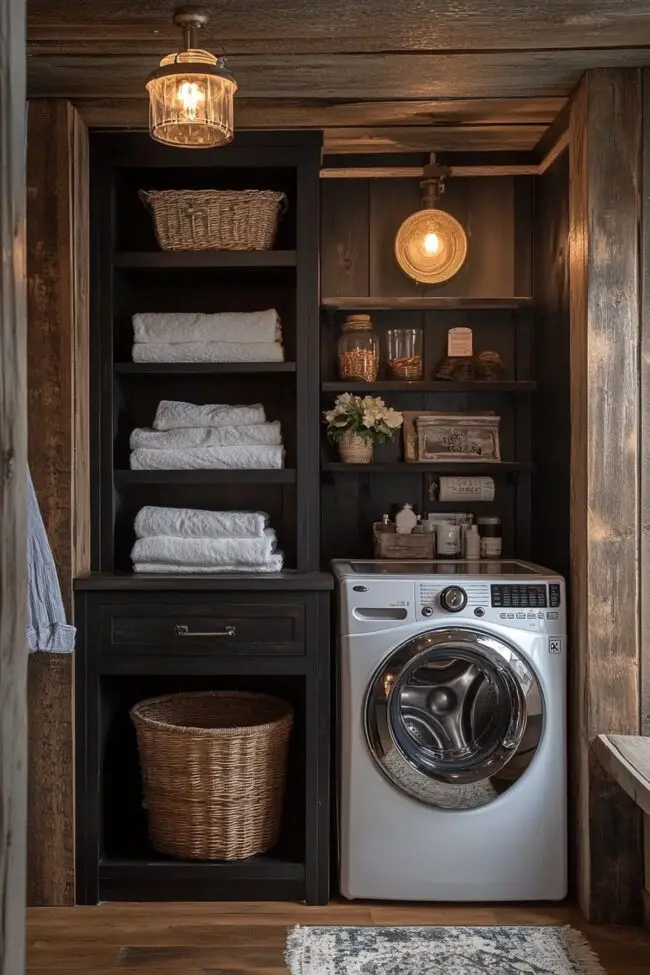 Laundry Under the Night Sky