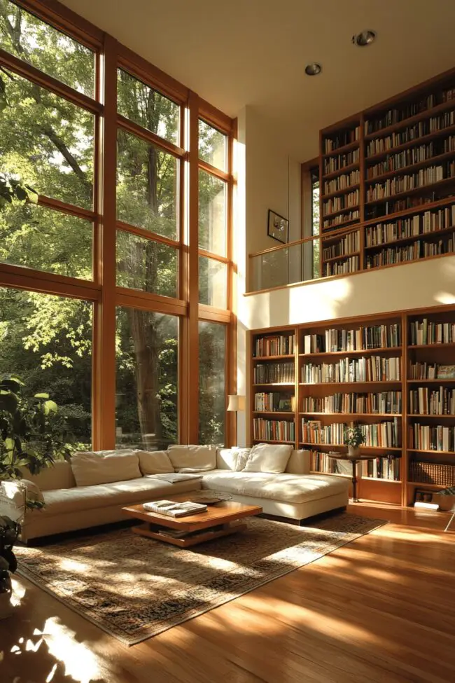 Spacious Open Book Room