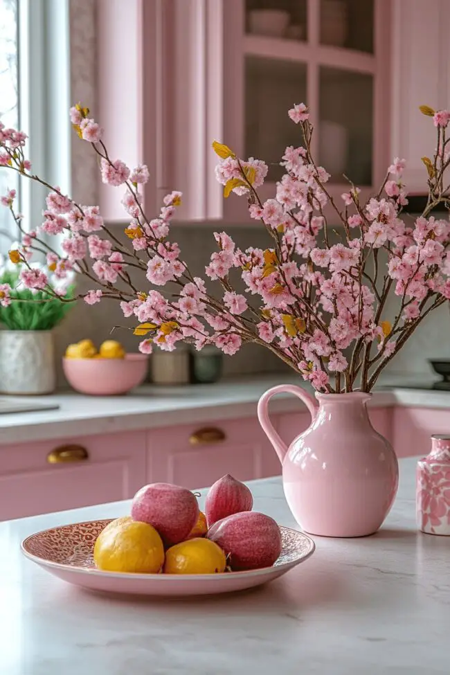 Cherry Blossom Pink in Kitchen