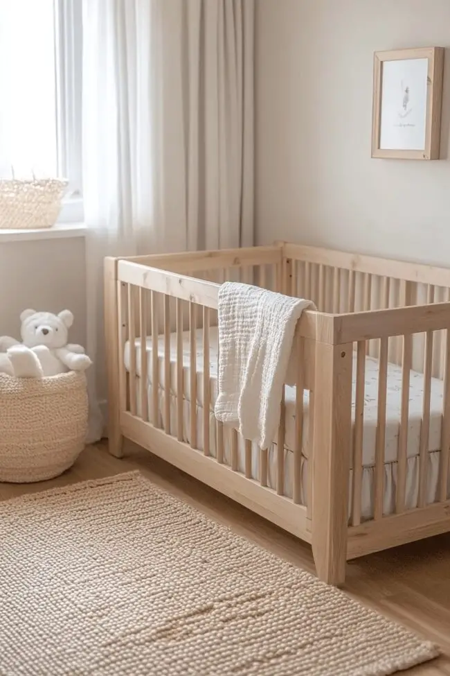 Sleek Minimalist Baby Room