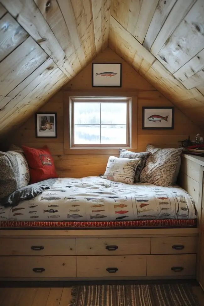 Angler’s Loft Bedroom