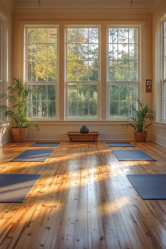 Calm and Relaxing Yoga Studio