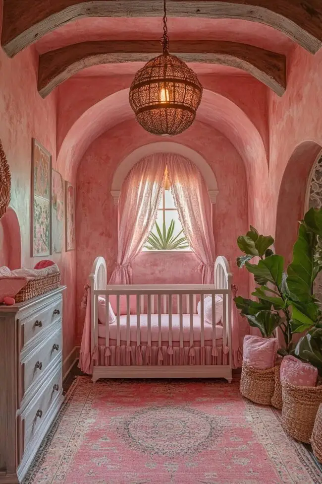 Mediterranean Pink Retreat