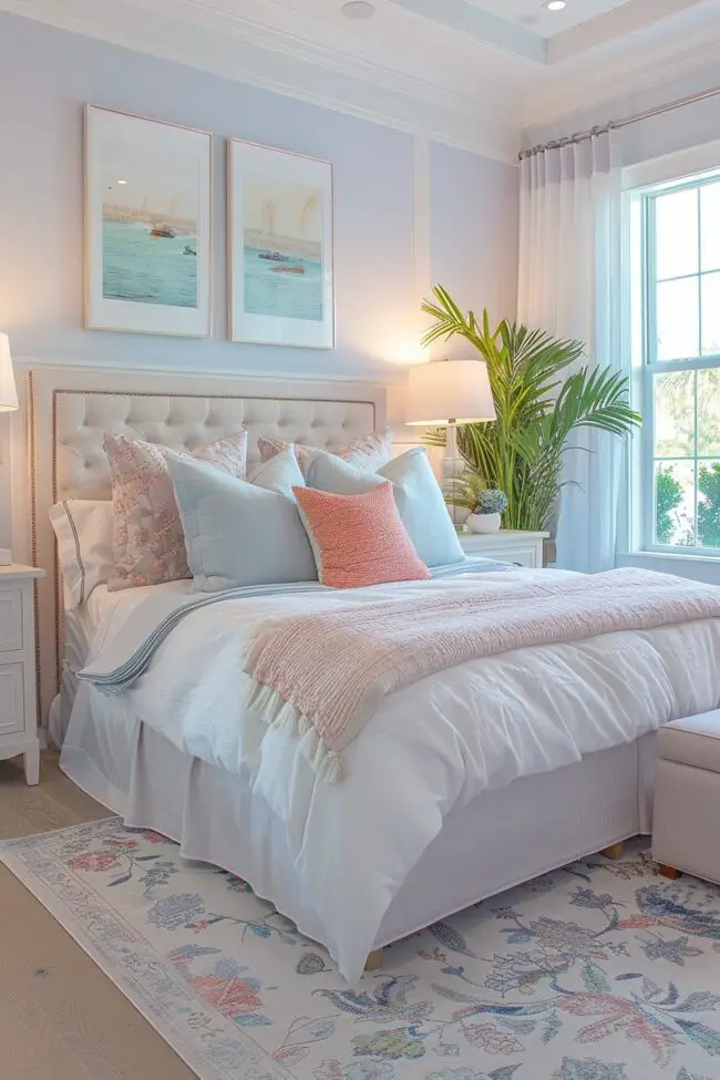 Ocean-Inspired Peace Bedroom