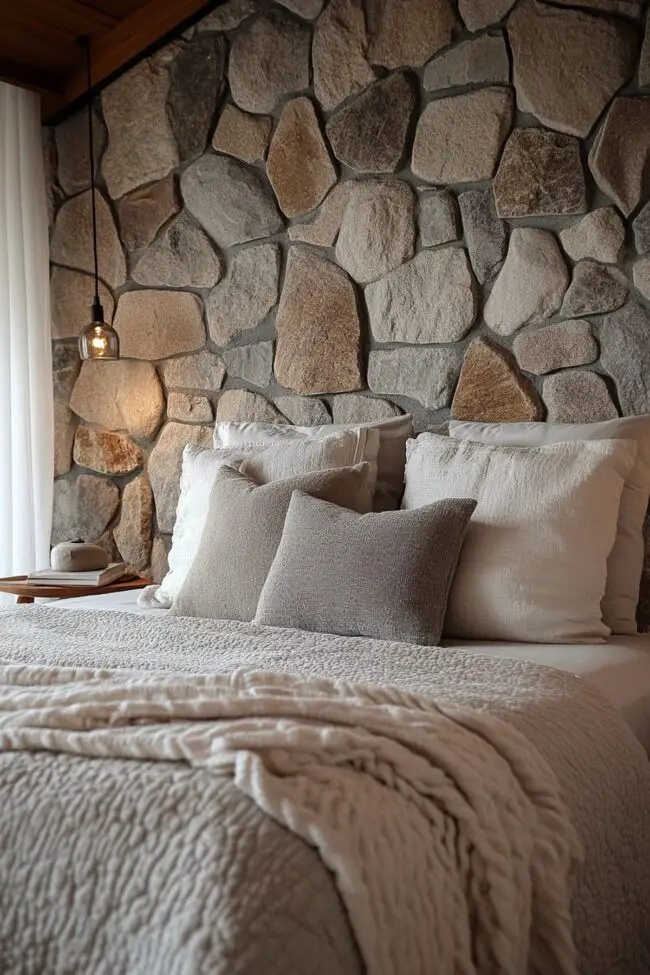 Chic Sandstone Bedroom Details