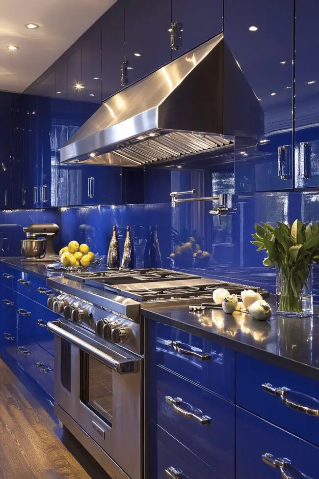 Soothing Sapphire Blue Cooking Zone