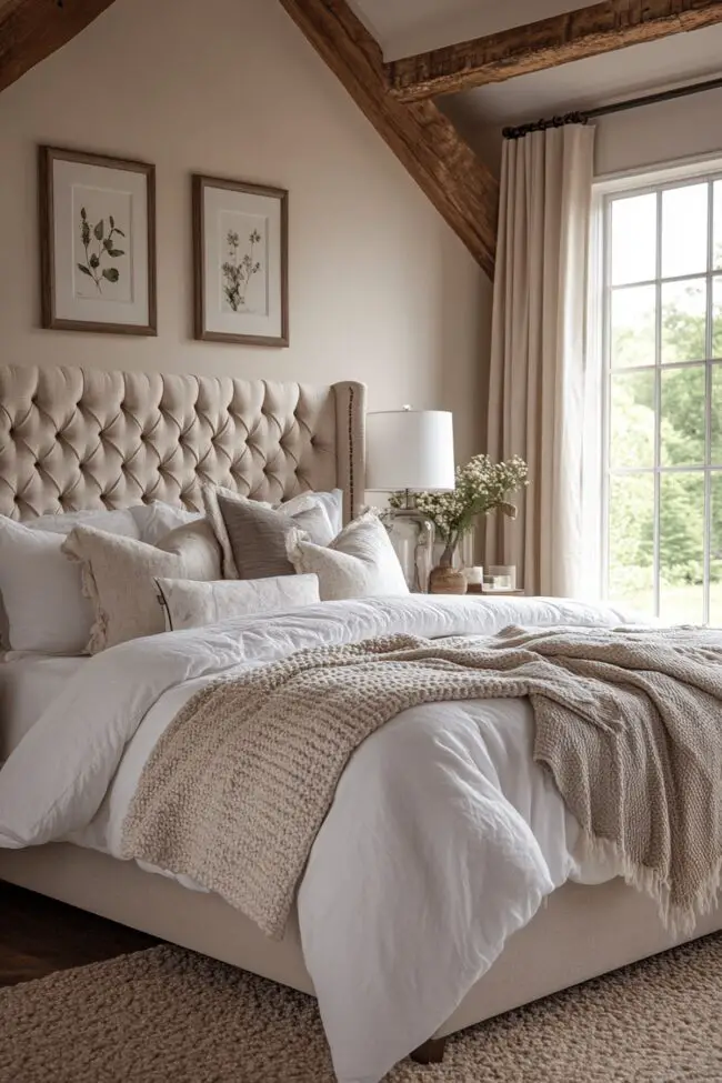 Modern Farmhouse Bedroom Design