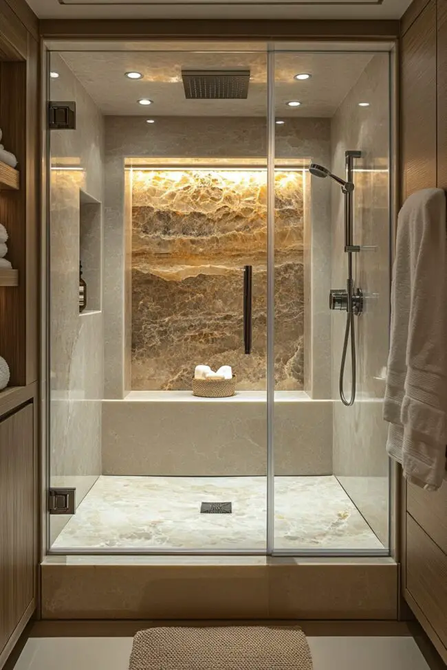 Innovative Quartz Shower Enclosure