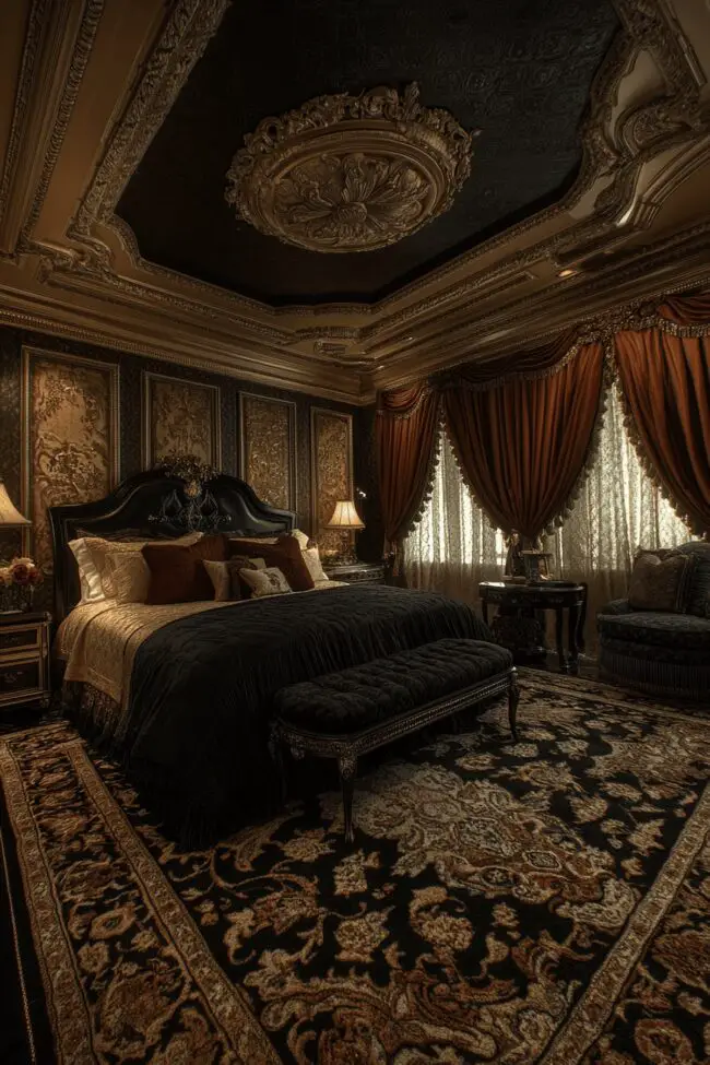 Regal Opulence Bedroom