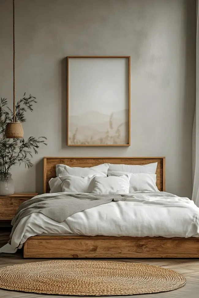 Intimate Minimalist Bedroom for Two