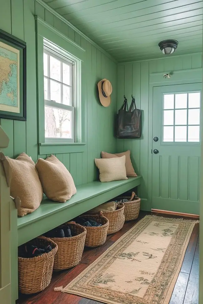 Serene Seafoam Entryway