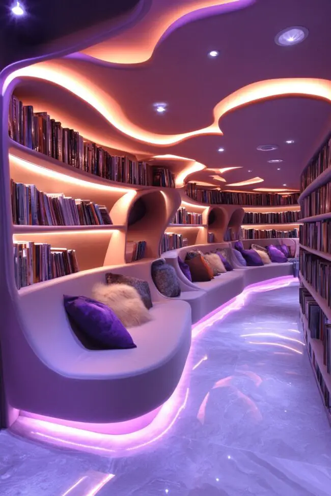 Ultra-Modern Literary Lounge