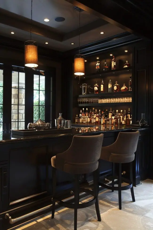 Stylish Home Bar Lounge