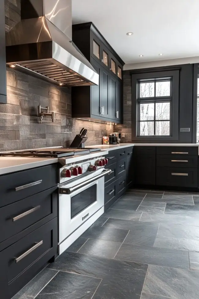 Sophisticated Slate Flooring