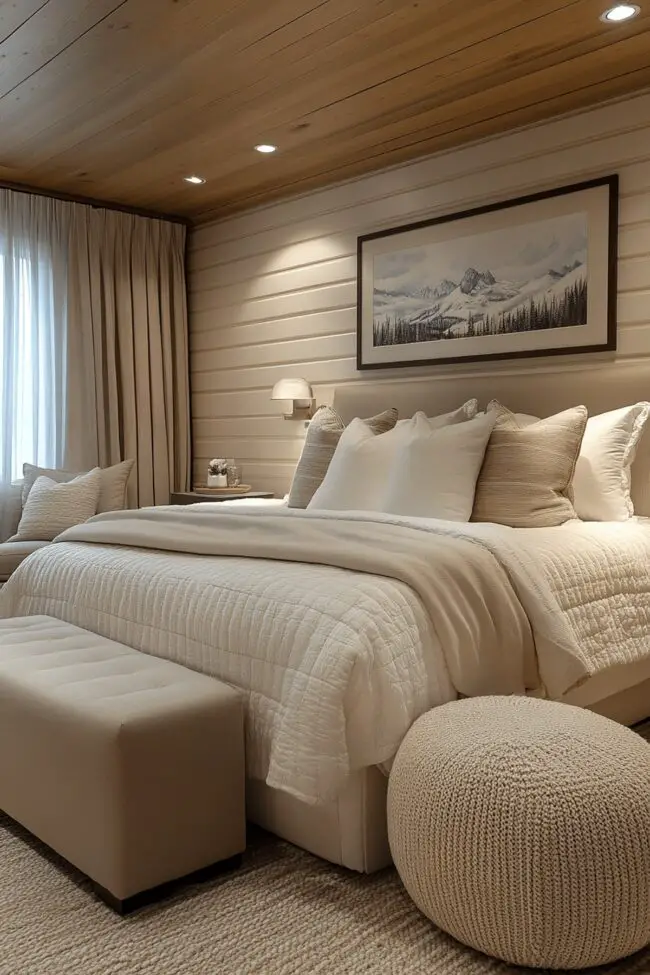 Elegant Alpine Guest Bedroom