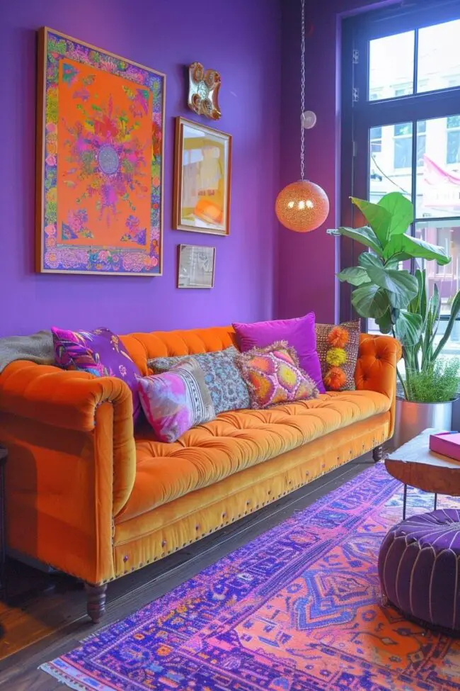 Vibrant Color Fusion Space