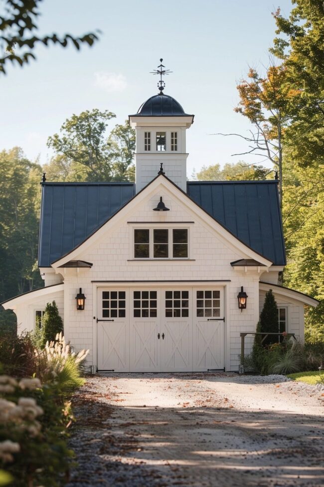 Charming Cupola Garage