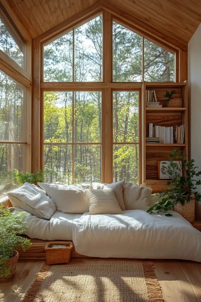 Sun-Drenched Reading Room