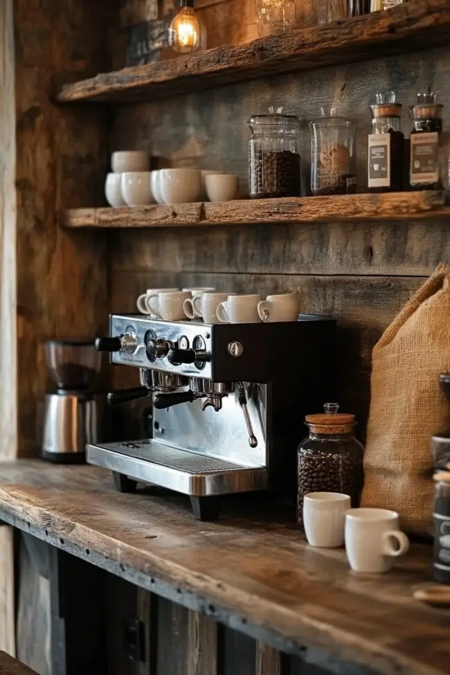 Rustic Charm Brew Station