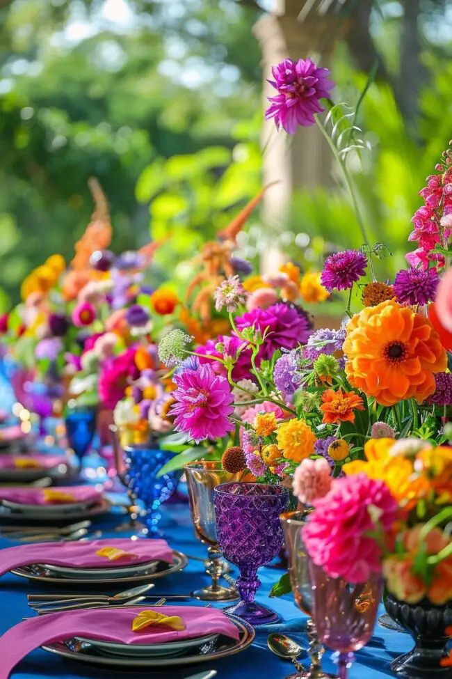 Vibrant Table Settings