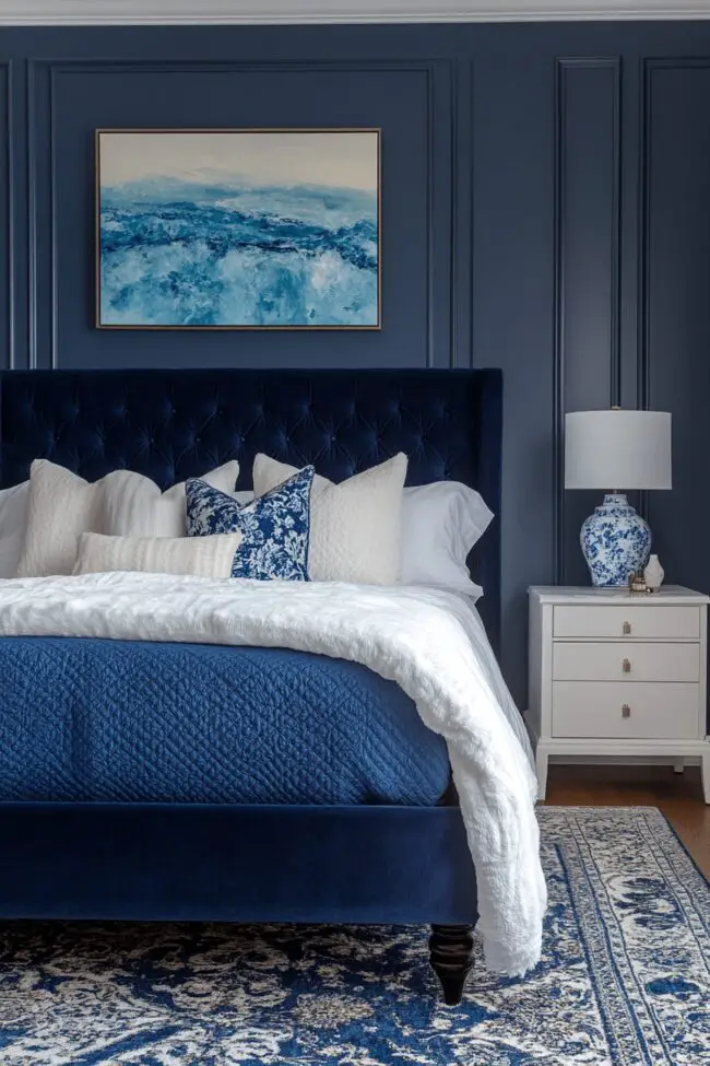 Classic Blue Serenity Room