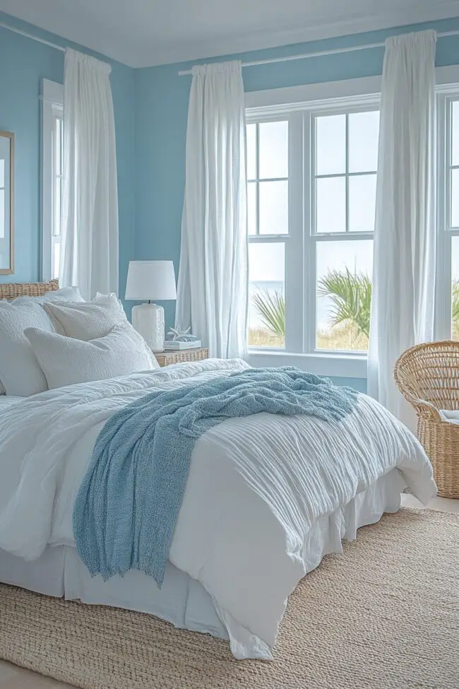 Coastal-Inspired Tranquil Bedroom